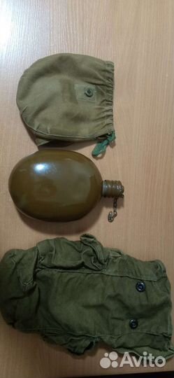 Фляжка армейская с чехлом