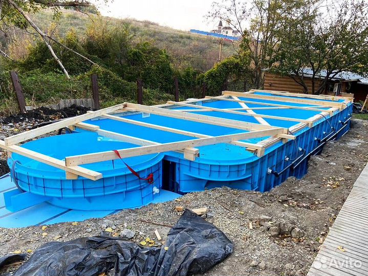 Бассейн 8x4 пвх