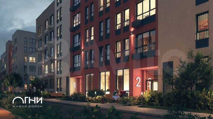 2-к. квартира, 52,9 м², 2/5 эт.