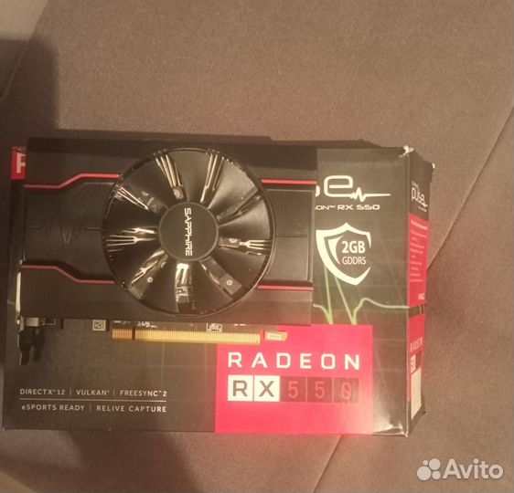 Видеокарта Sapphire AMD Radeon RX 550 pulse 2gb