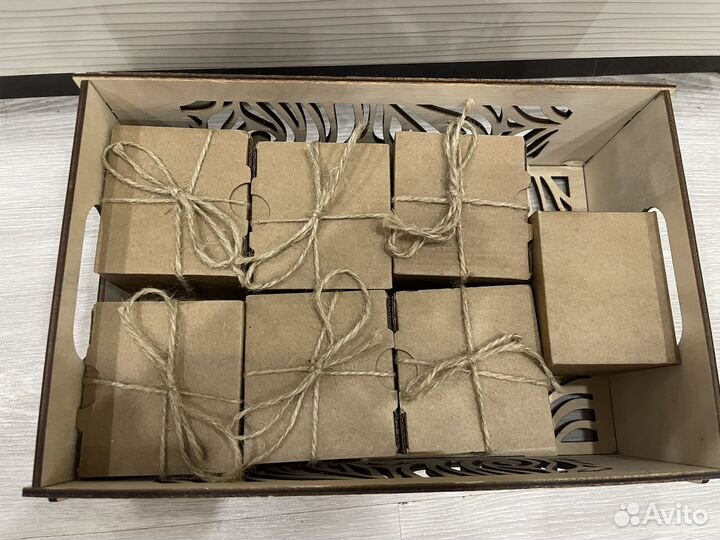 Мыло ручной работы в коробочке