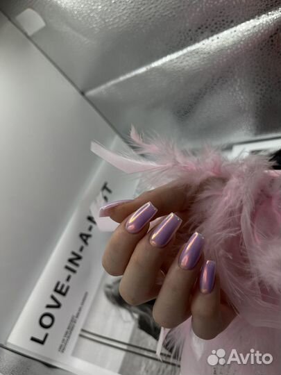 Маникюр с покрытием гель лак педикюр