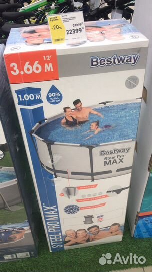 Каркасный бассейн новый