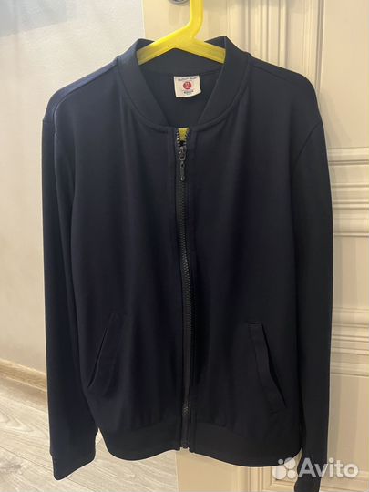 Бомбер button blue 146