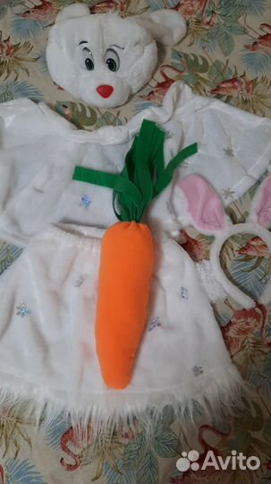 Новогодний костюм зайчика