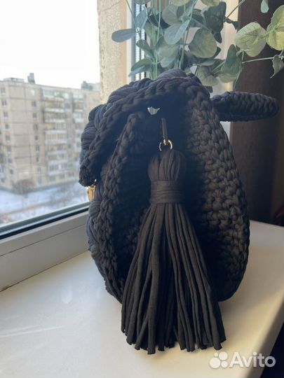 Рюкзак вязаный (ручная работа)