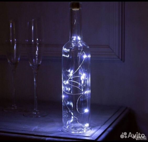 Гирлянда роса пробка новая