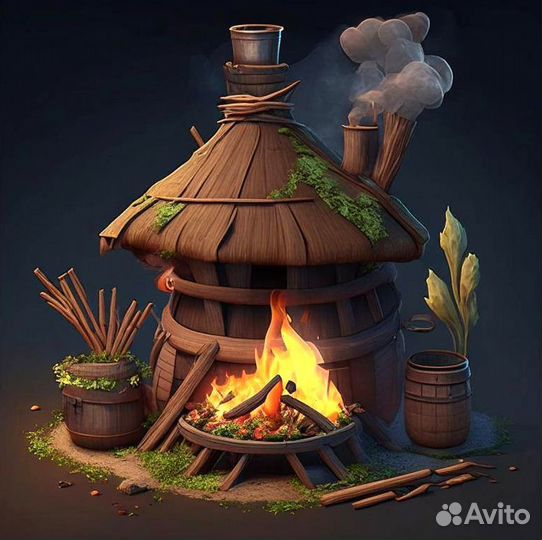 Коптильня 4 в 1 для бизнеса