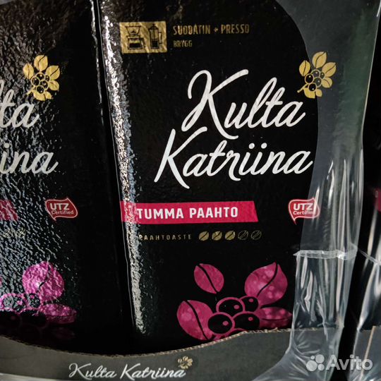 Растворимый кофе Kulta Katriina Snabbkaffe, 180г х 2шт - купить с доставкой по в