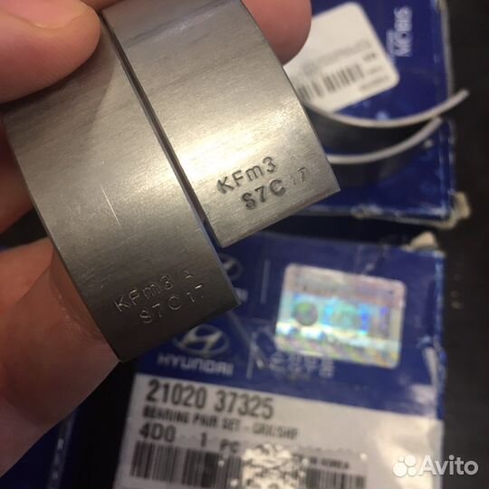 Вкладыши коренные hyundai sonata 5, sаnte fe, tucs