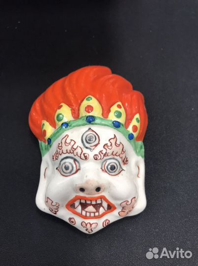 Статуэтка маска махакала. Божество охранитель