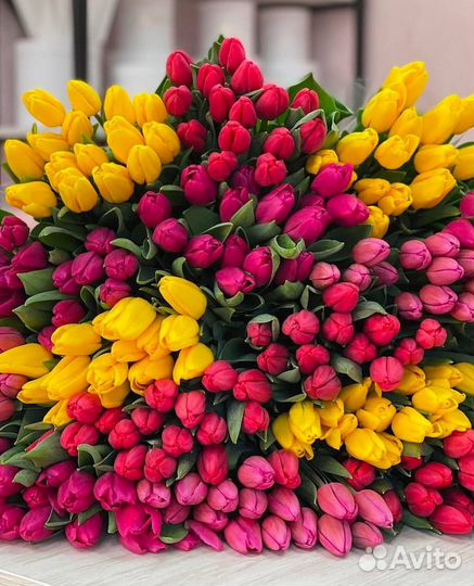 Тюльпаны к 8 марта оптом