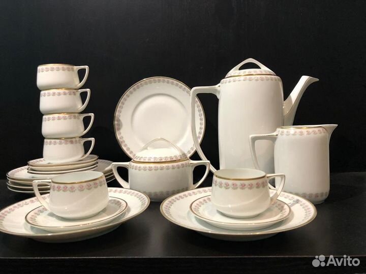 Чайный сервиз Rosenthal.Фарфор.Антиквариат