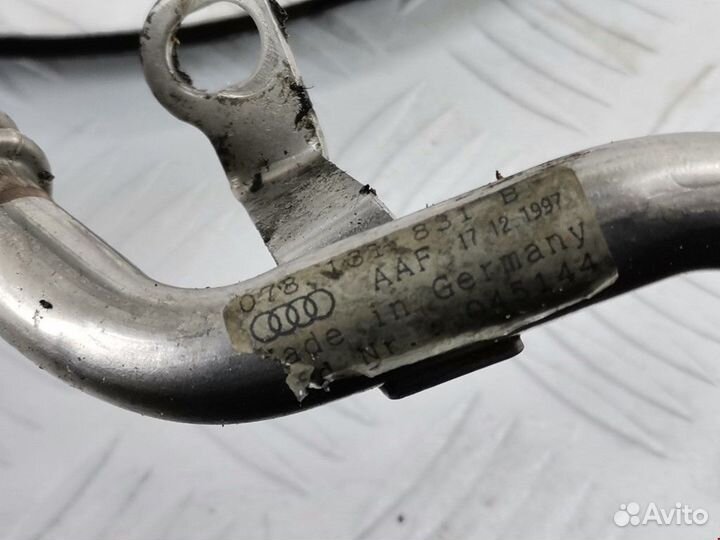 Трубка системы рециркуляции EGR Audi A6 4B/C5 1998