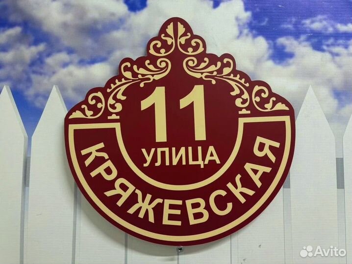 Таблички из акп, пвх и оргстекла