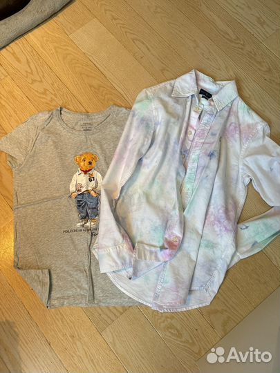 Футболка и рубашка ralph lauren polo