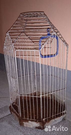 Клетка большая для птиц б/у