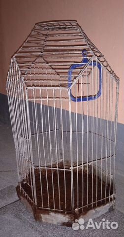Клетка большая для птиц б/у