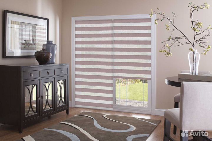 Рулонные жалюзи из ткани полиэстер на заказ