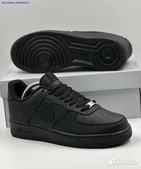 Кроссовки Nike Air Force Low Black (Арт.55730)