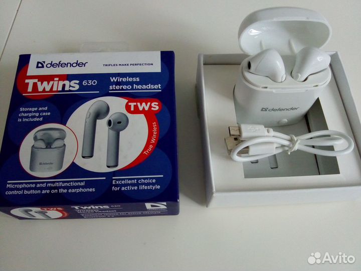 Беспроводные наушники новые