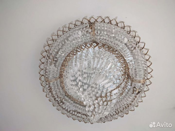 Люстра на 6 ламп + два бра настенных