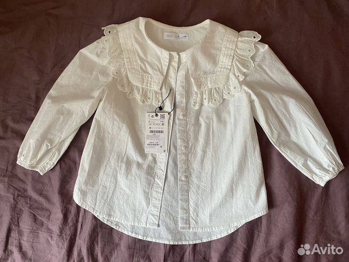 Рубашка для девочки новая Zara
