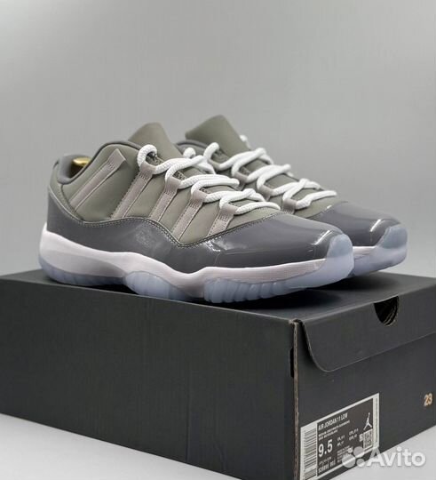 Кроссовки Nike Air Jordan 11 Retro low серые