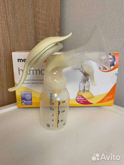 Молокоотсос medela harmony ручной двухфазный