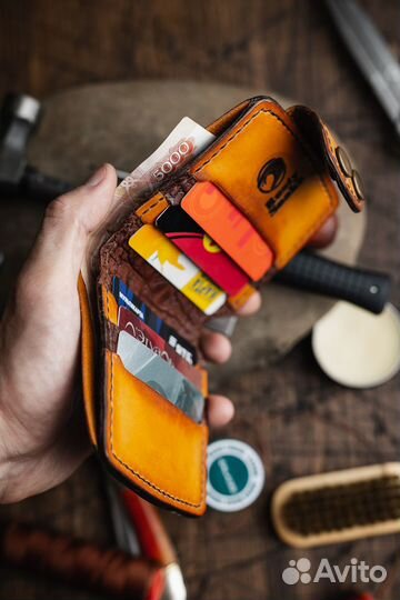 Портмоне из натуральной кожи 