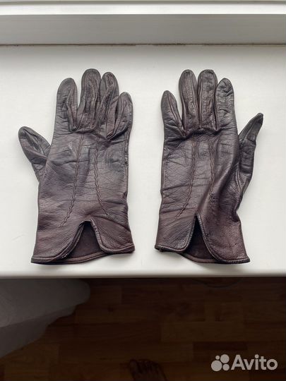 Перчатки из натуральной кожи