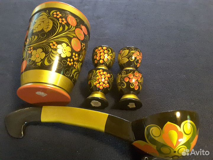 Посуда хохлома