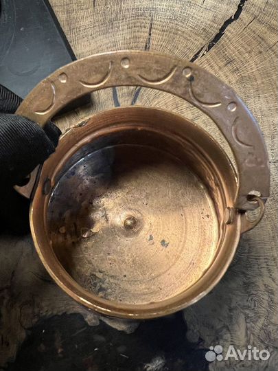 Ведерко шкатулка медное СССР