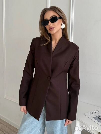 Пиджак приталенный 42-46