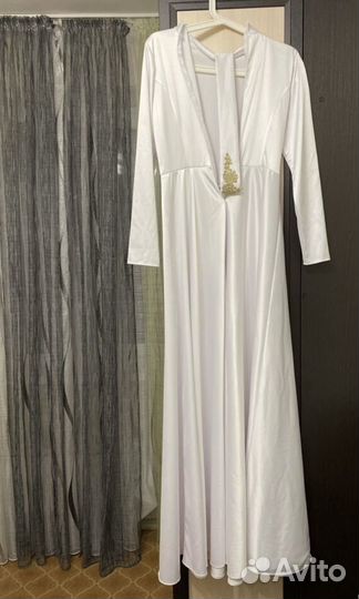 Платье для никах белое