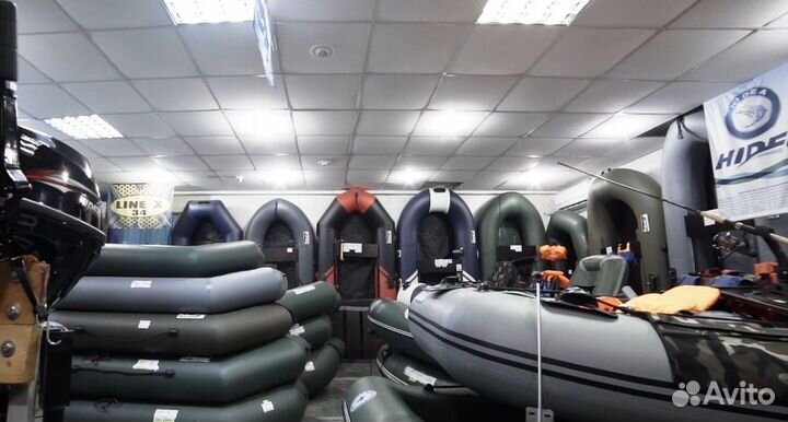 Моторная надувная лодка 