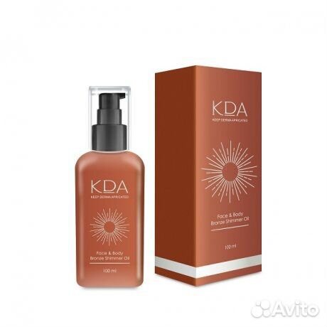 Масло-шиммер KDA для лица и тела