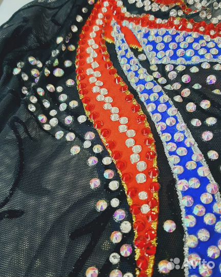 Купальник для художественной гимнастки 134 черный