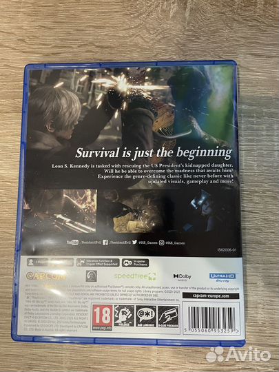 Resident evil 4 remake ps5 диск