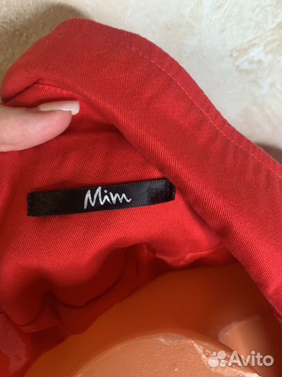 Тренч красный женский