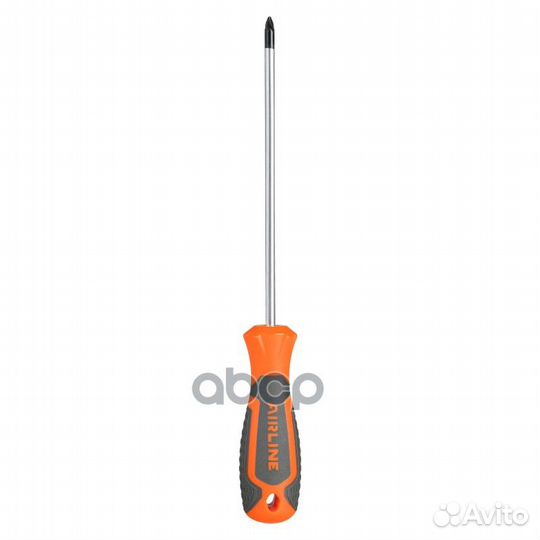 Отвертка крестовая PZ1x150мм с эргономичной