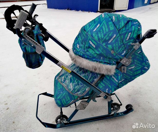 Новые Санки-Коляска Nika 7-8S