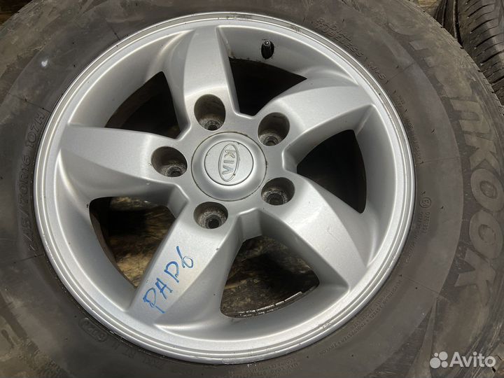 Колеса в сборе 245/70R16 Kia Sorento 1 02-09г
