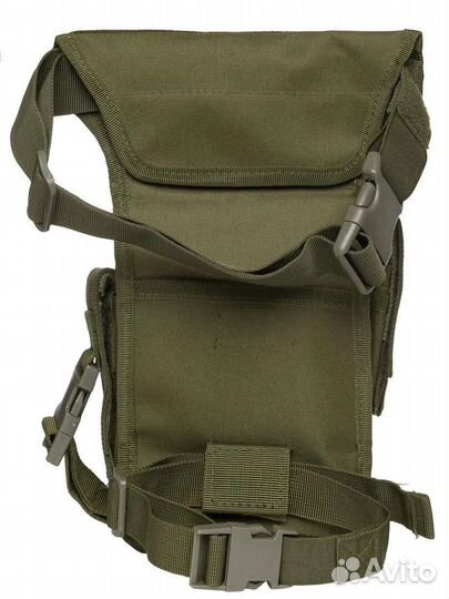 Сумка тактическая набедренная Юнармия с вышивкой