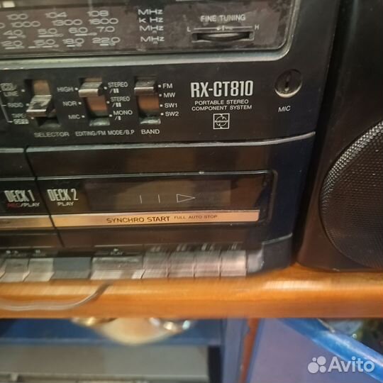 Кассетный магнитофон rx-ct810