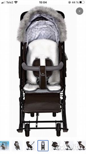 Санки коляска ника