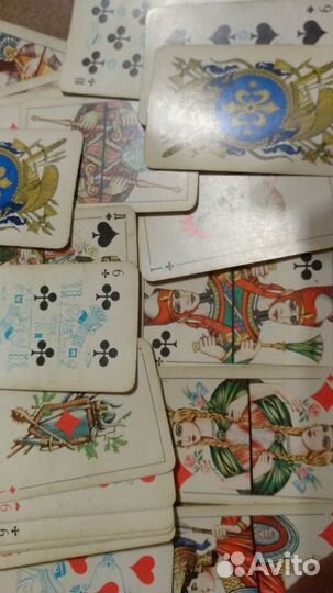Карты атласные игральные СССР
