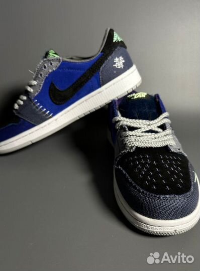 Кроссовки AIR jordan 1 LOW x Zion Williamson Ice Л