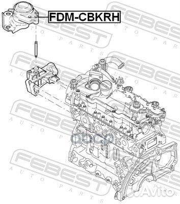 Подушка двигателя правая (гидравлическая) FDM-C