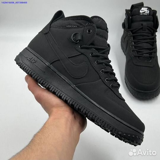 Ботинки Nike Air Force 1 Duckboot (с мехом) (Арт.91698)